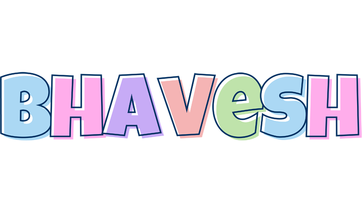 Bhavesh pastel logo