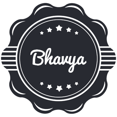 Bhavya badge logo