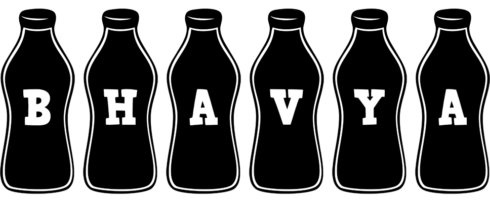 Bhavya bottle logo