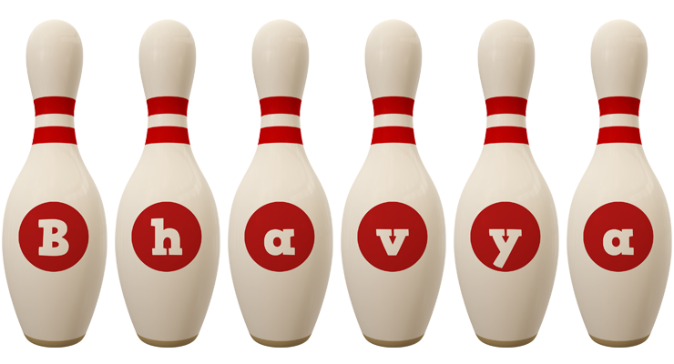Bhavya bowling-pin logo