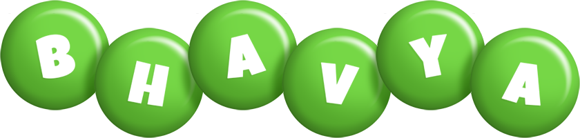 Bhavya candy-green logo