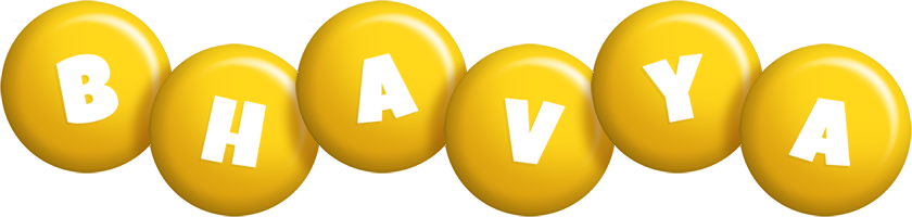 Bhavya candy-yellow logo
