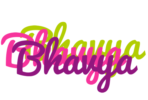 Bhavya flowers logo