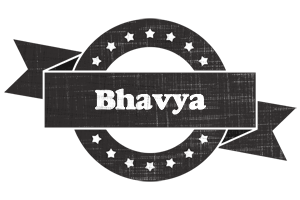 Bhavya grunge logo