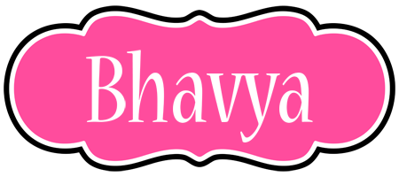Bhavya invitation logo