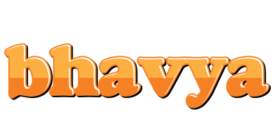 Bhavya orange logo