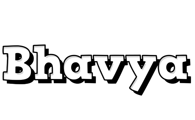 Bhavya snowing logo