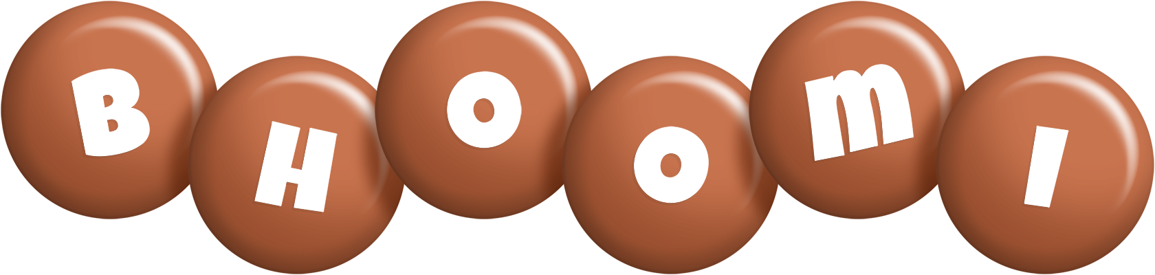 Bhoomi candy-brown logo