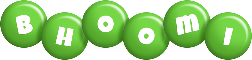 Bhoomi candy-green logo