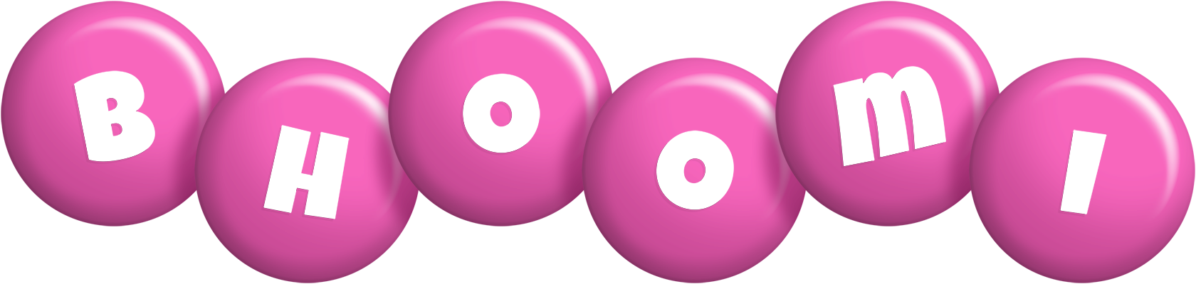 Bhoomi candy-pink logo