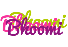 Bhoomi flowers logo