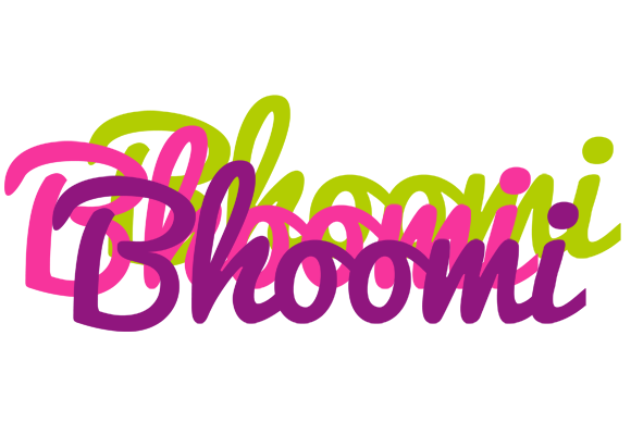 Bhoomi flowers logo