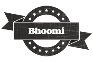 Bhoomi grunge logo