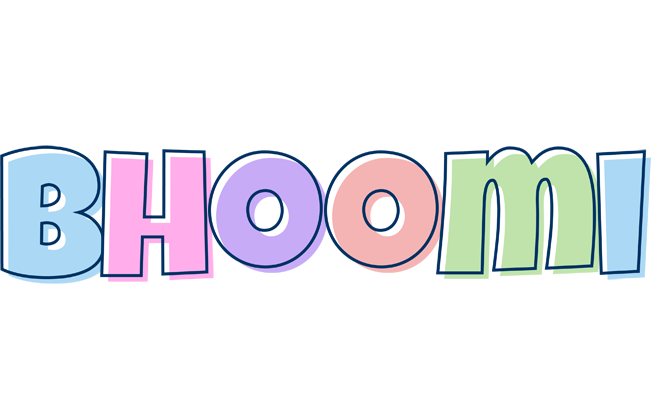 Bhoomi pastel logo