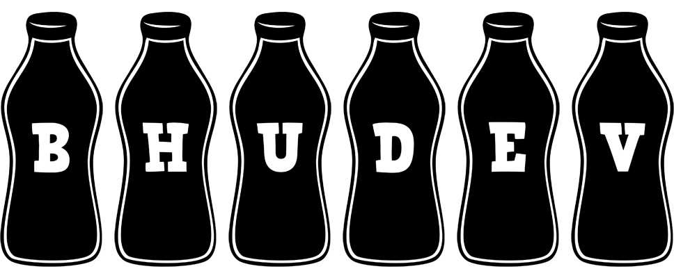 Bhudev bottle logo