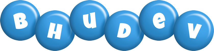 Bhudev candy-blue logo