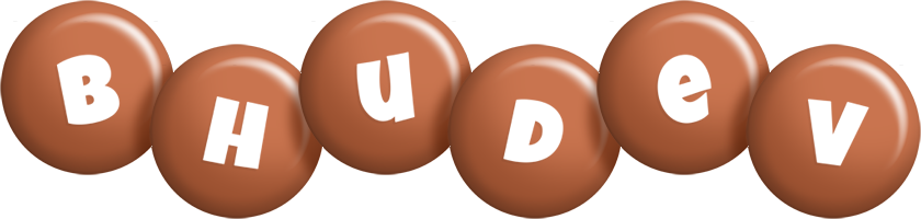 Bhudev candy-brown logo