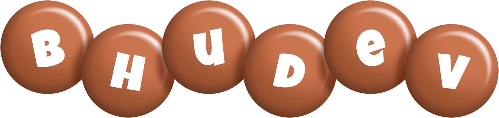 Bhudev candy-brown logo