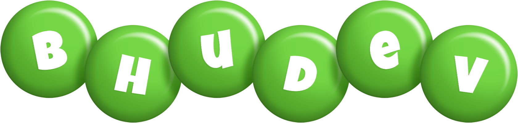 Bhudev candy-green logo