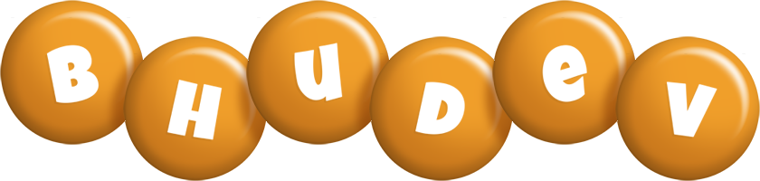 Bhudev candy-orange logo