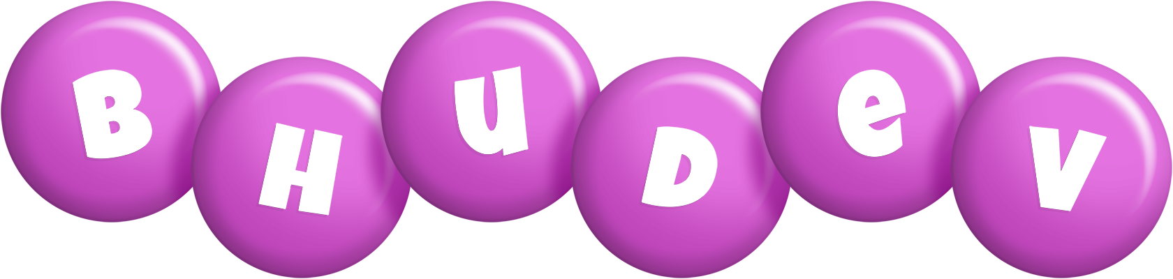Bhudev candy-purple logo