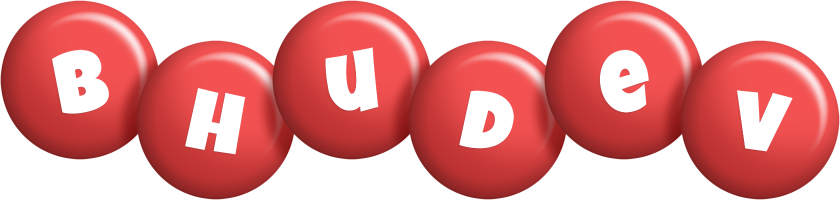 Bhudev candy-red logo