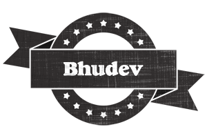 Bhudev grunge logo