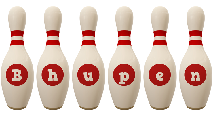 Bhupen bowling-pin logo