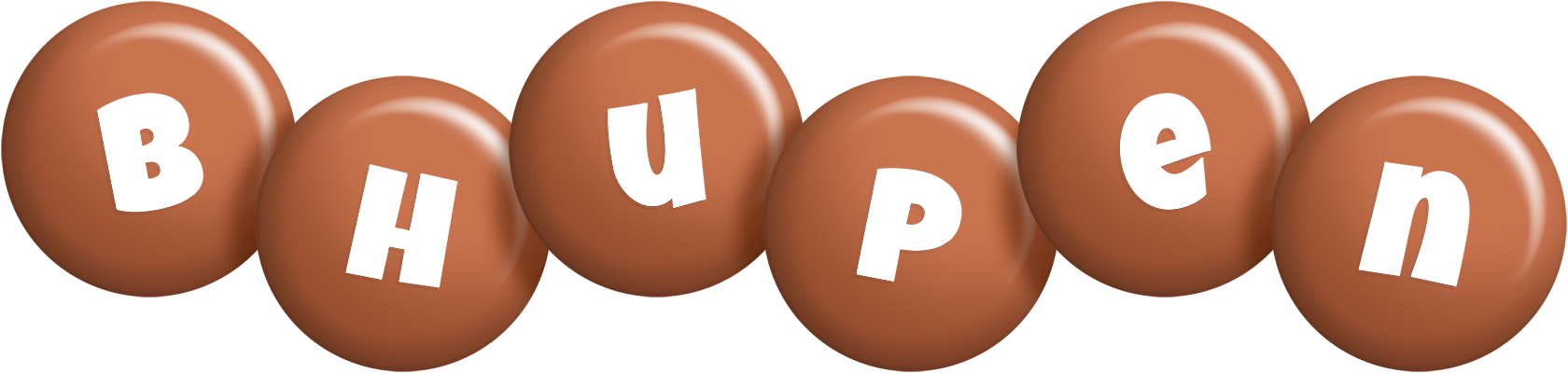 Bhupen candy-brown logo