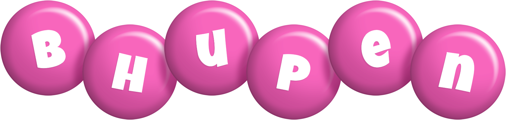 Bhupen candy-pink logo
