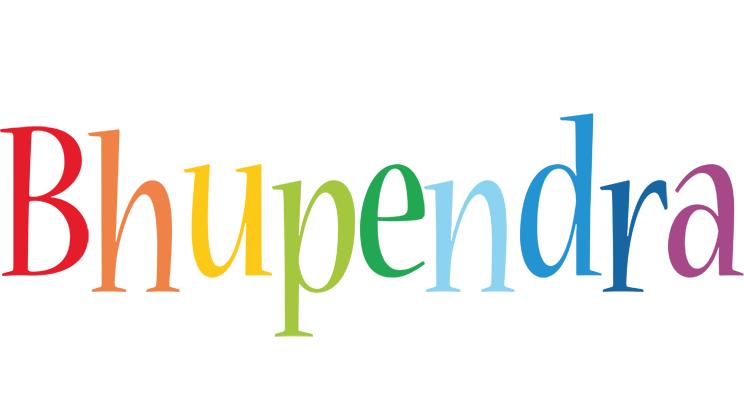 Bhupendra birthday logo