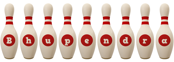 Bhupendra bowling-pin logo