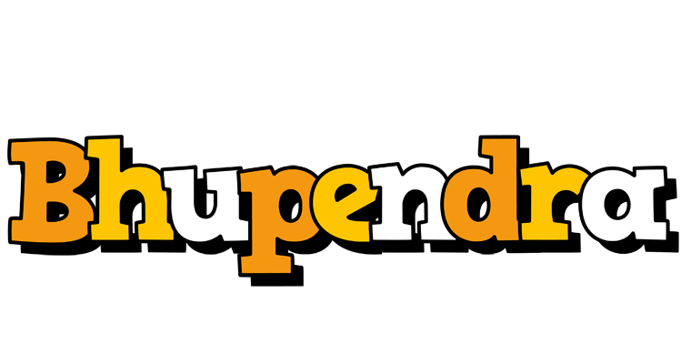 Bhupendra cartoon logo