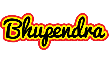 Bhupendra flaming logo