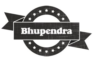 Bhupendra grunge logo