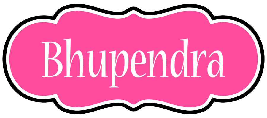 Bhupendra invitation logo