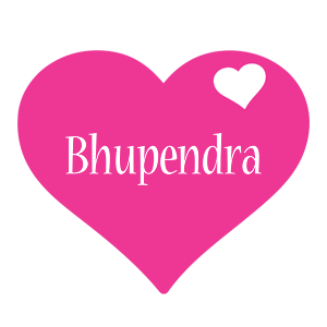 Bhupendra love-heart logo