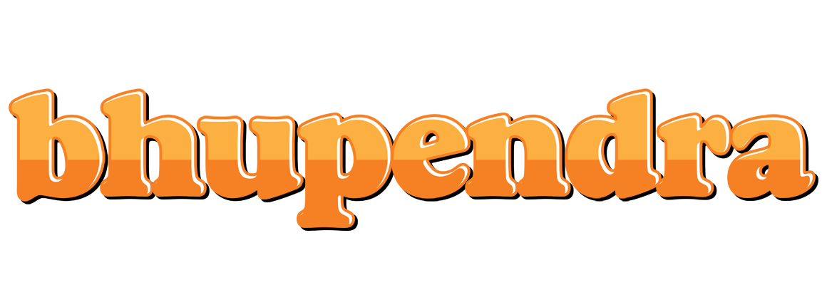 Bhupendra orange logo