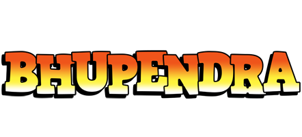 Bhupendra sunset logo