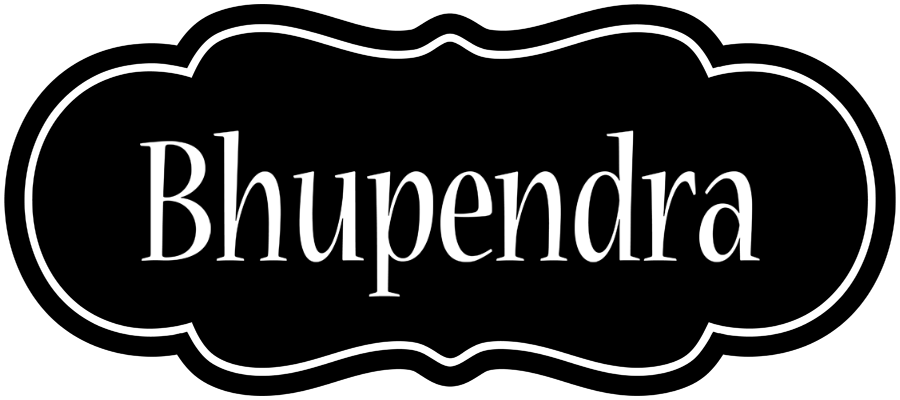 Bhupendra welcome logo