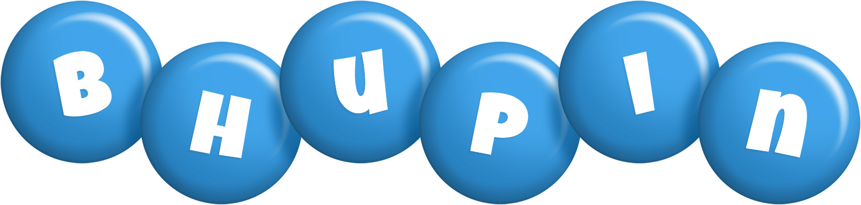 Bhupin candy-blue logo