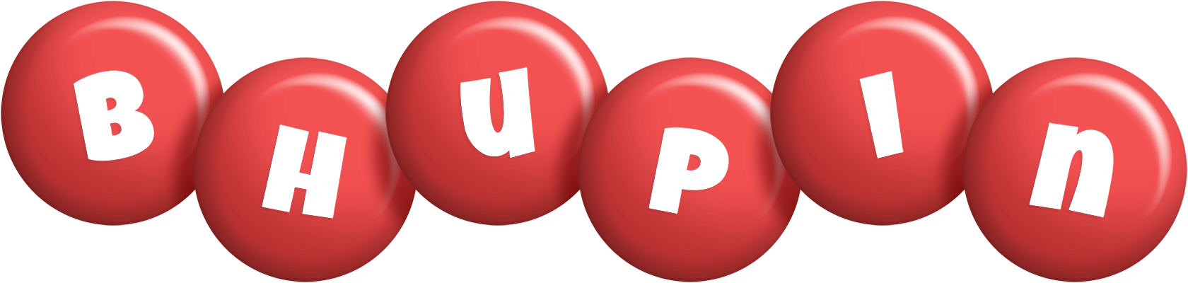 Bhupin candy-red logo