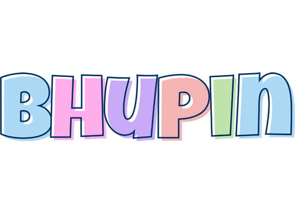 Bhupin pastel logo