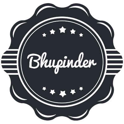 Bhupinder badge logo