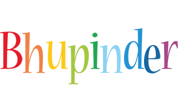 Bhupinder birthday logo