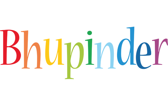 Bhupinder birthday logo