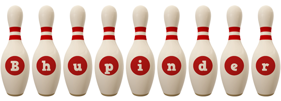 Bhupinder bowling-pin logo