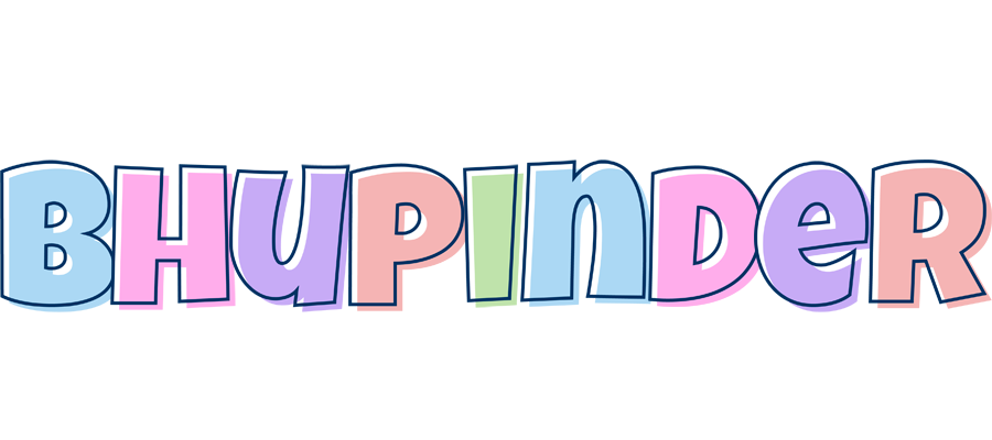 Bhupinder pastel logo