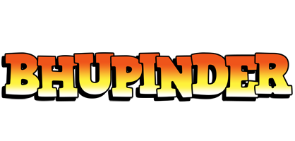 Bhupinder sunset logo