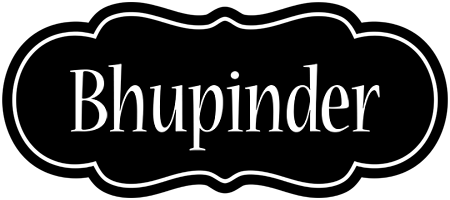 Bhupinder welcome logo